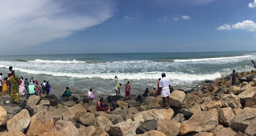 Poompuhar Beach, Keelaiyur, Tamil Nadu, India